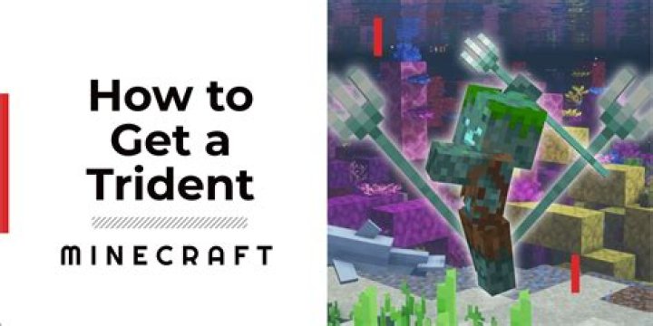 How to get a trident in minecraft ps4