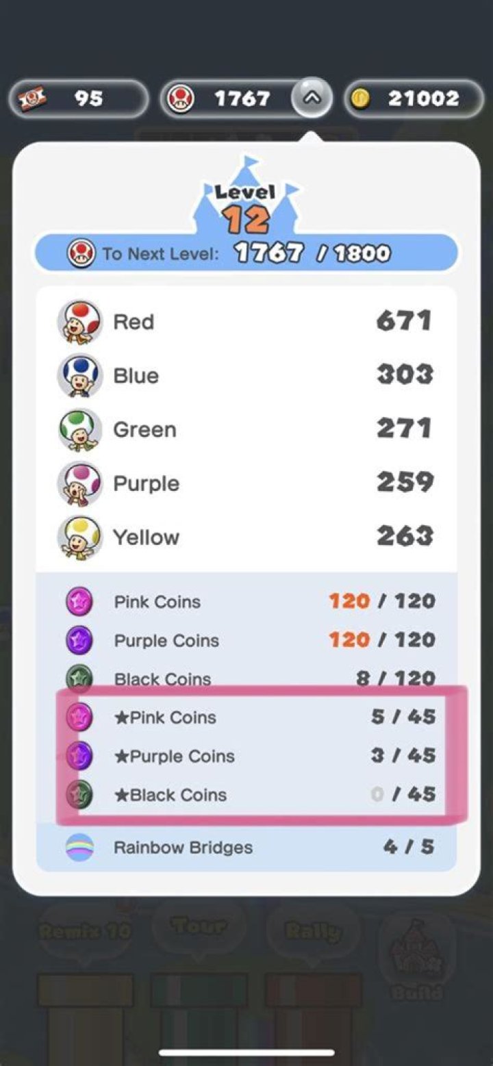 How to get all coins in super mario run
