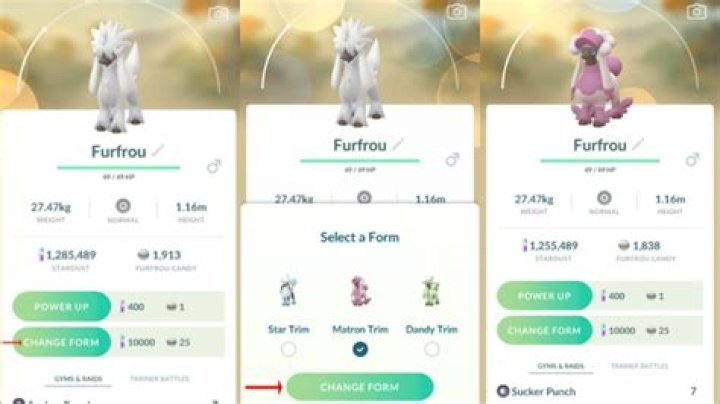 How to get all the furfrou in pokemon go
