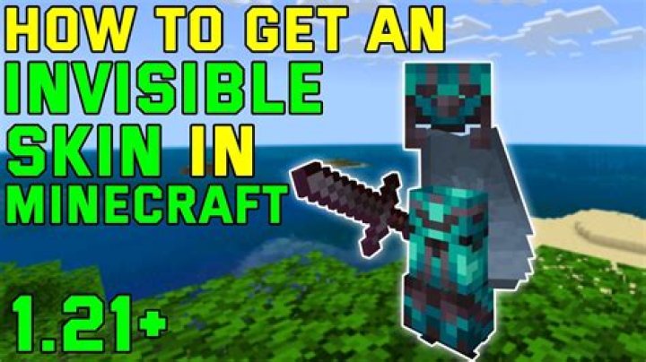 How to get an invisible skin in minecraft
