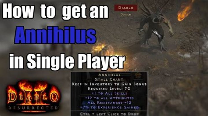 How to get annihilus diablo 2