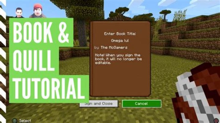 How to get book and quill in minecraft
