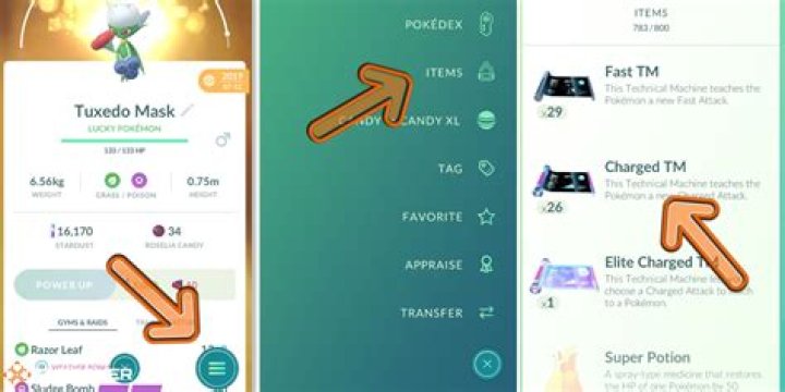 How to get charged tms in pokemon go