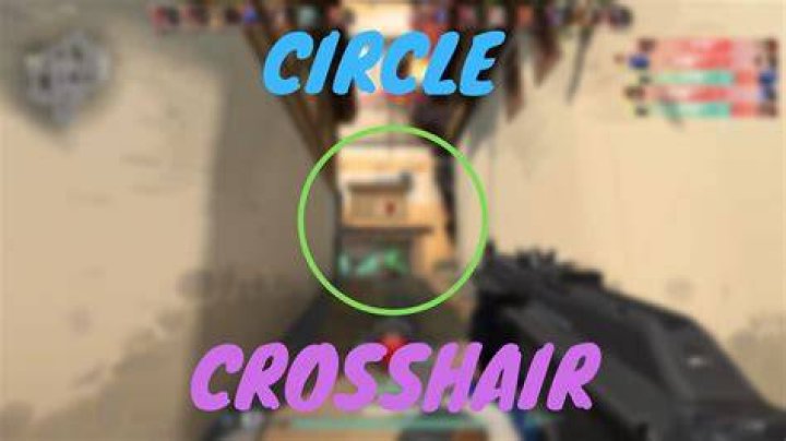 How to get circle crosshair valorant