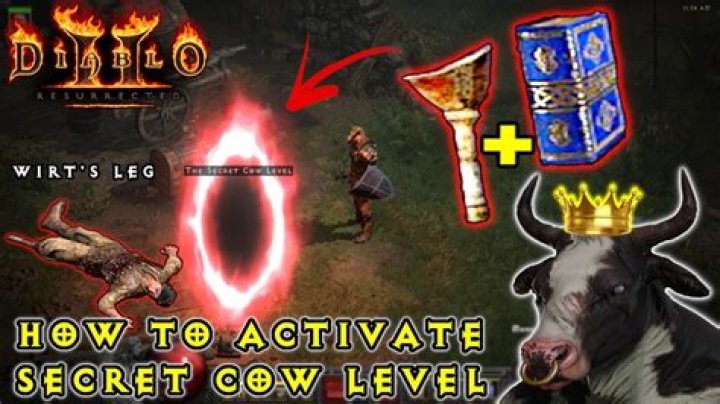 How to get cow level diablo 2