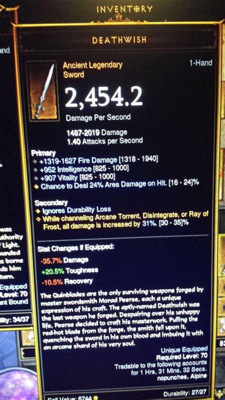 How to get deathwish diablo 3
