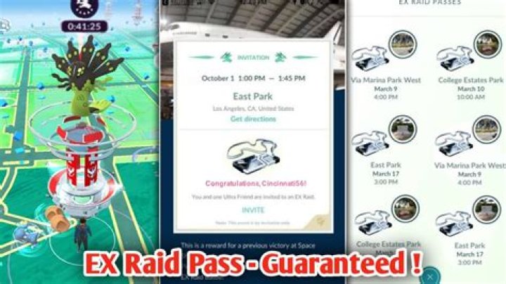 How to get ex pass pokemon go