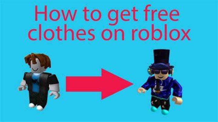 How to get free clothes on roblox 2018