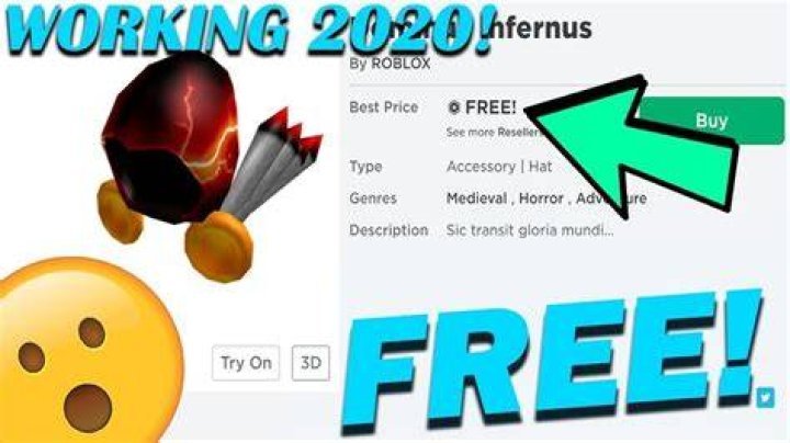 How to get free dominus in roblox 2020