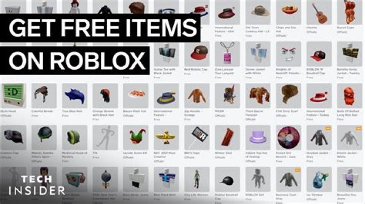 How to get free items on roblox 2018