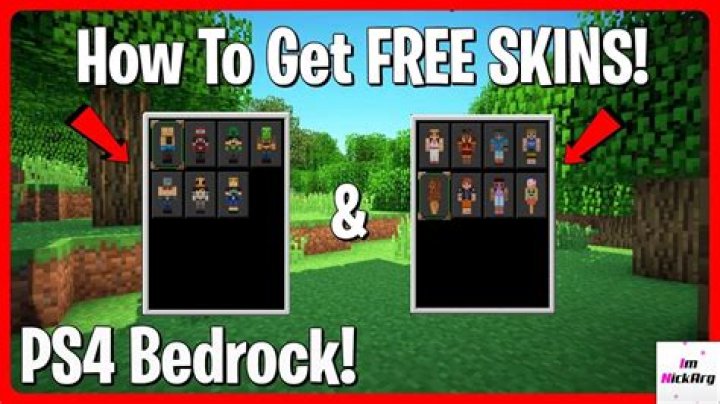 How to get free skins on minecraft ps4