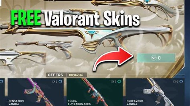 How to get free valorant skins