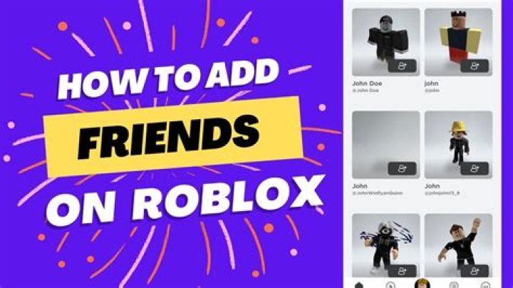 How to get friends on roblox