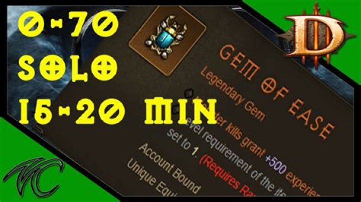 How to get gem of ease diablo 3