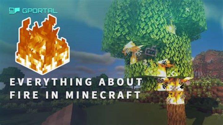 How to get im on fire in minecraft