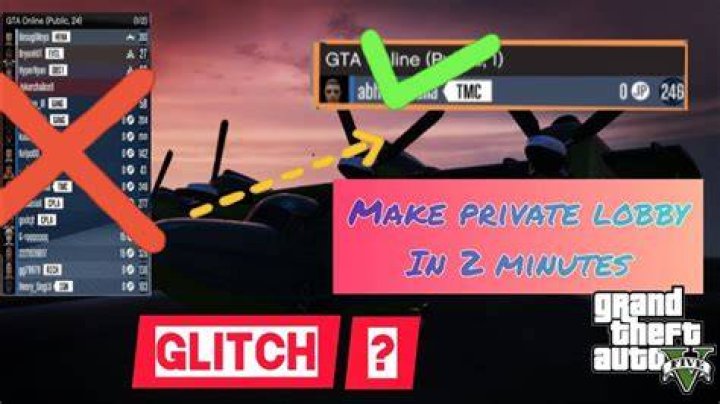 How to get into a private lobby in gta 5