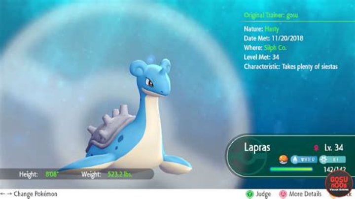How to get lapras pokemon go 2020