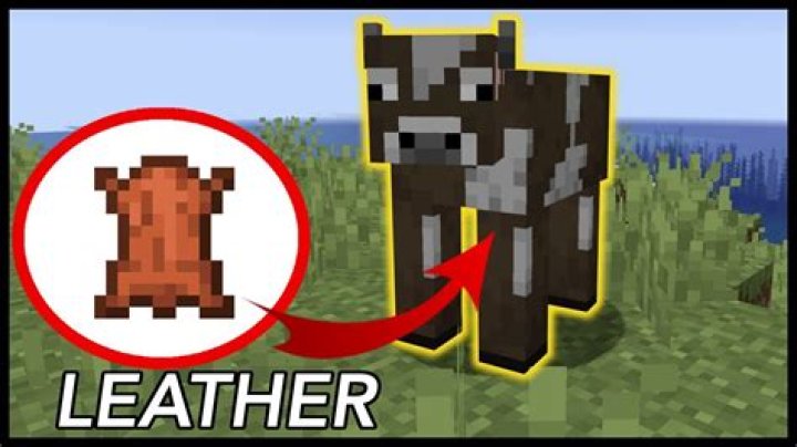 How to get leather in minecraft without cows