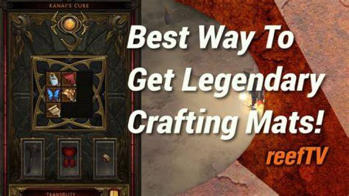 How to get legendary crafting materials diablo 3