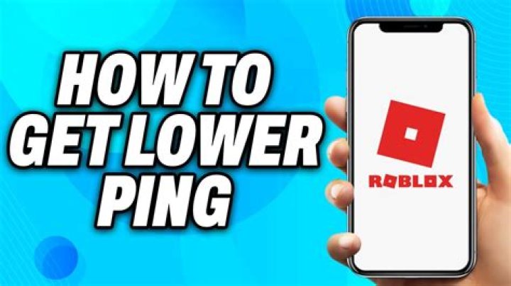 How to get low ping on roblox