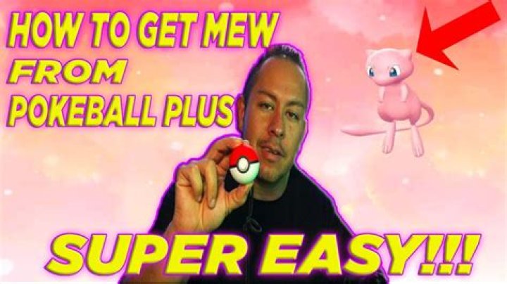 How to get mew from pokeball plus to pokemon go