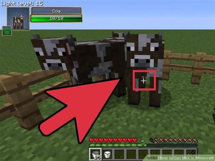 How to get milk from cows in minecraft