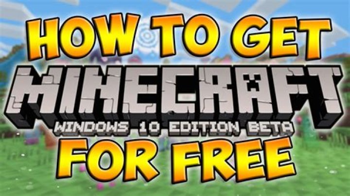How to get minecraft for free windows 10