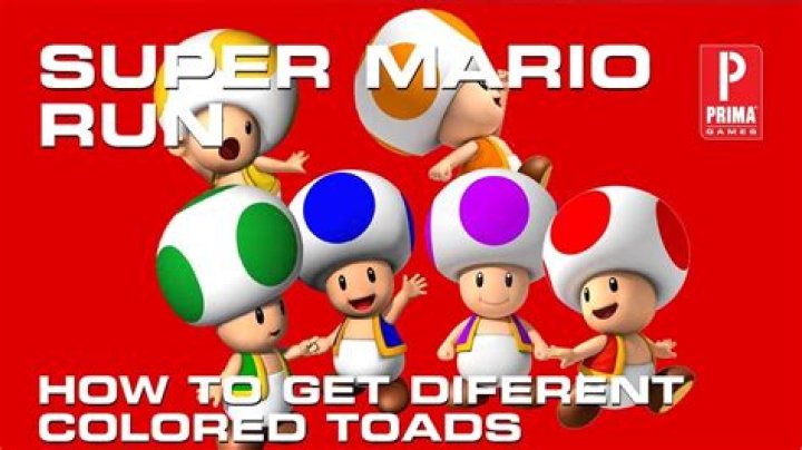 How to get more toads in mario run