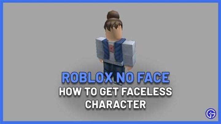 How to get no face in roblox 2021