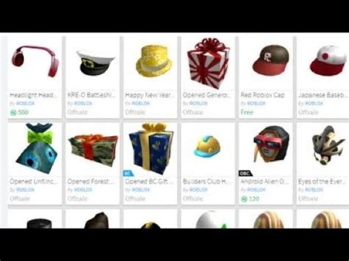 How to get offsale items on roblox