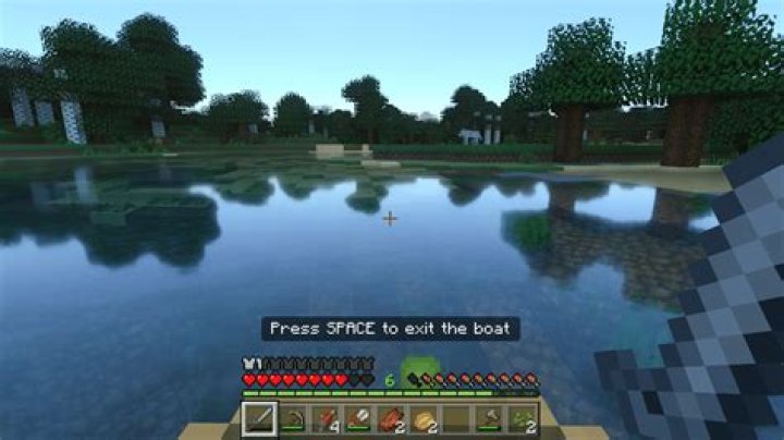 How to get out of boat in minecraft