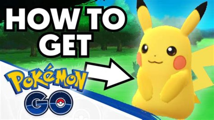 How to get pikachu starter pokemon go