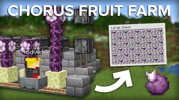 How to get popped chorus fruit in minecraft
