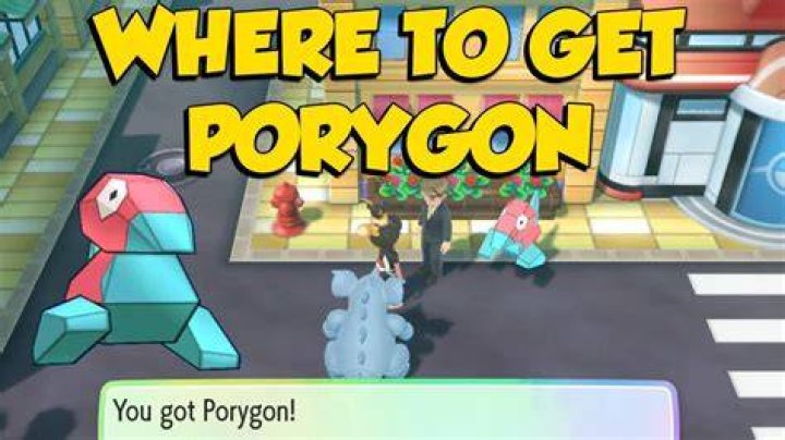 How to get porygon in pokemon lets go