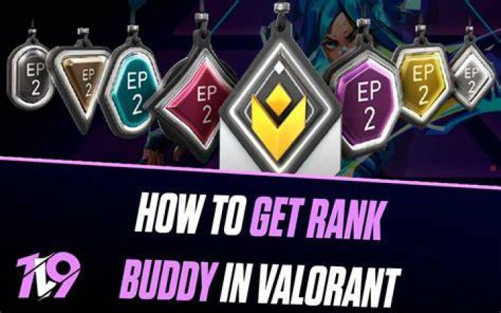 How to get rank buddy valorant