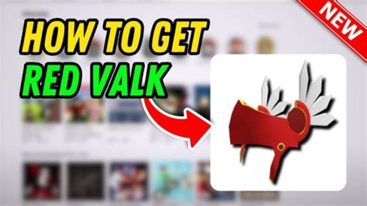 How to get red valk roblox