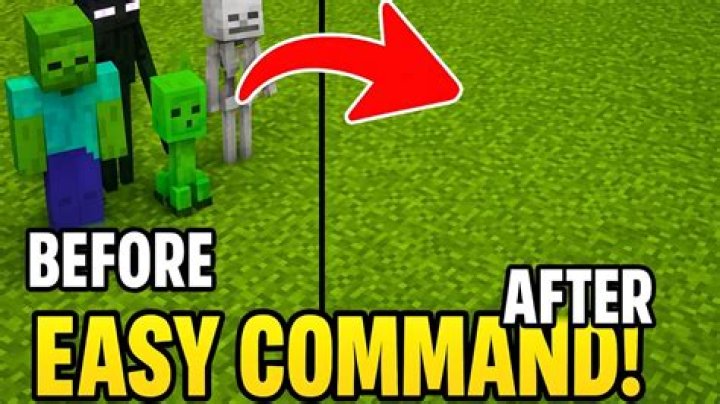 How to get rid of mobs in minecraft