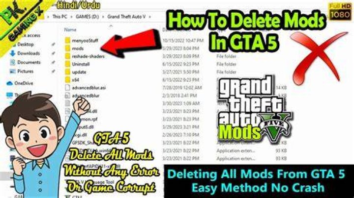 How to get rid of mods gta 5