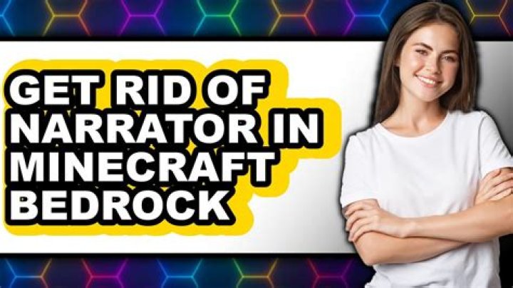 How to get rid of narrator in minecraft