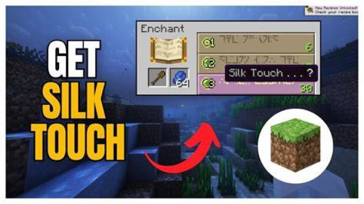 How to get silk touch hands in minecraft