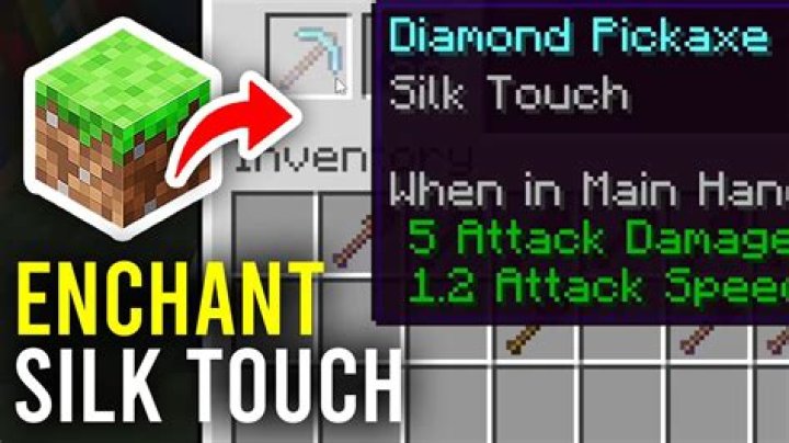 How to get silk touch in minecraft 1.14