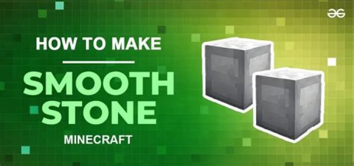 How to get smooth stone in minecraft 1.14