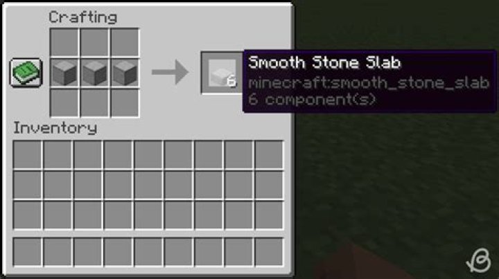How to get smooth stone slab in minecraft