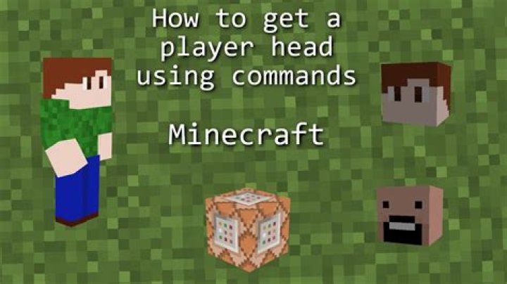 How to get someone’s head in minecraft command