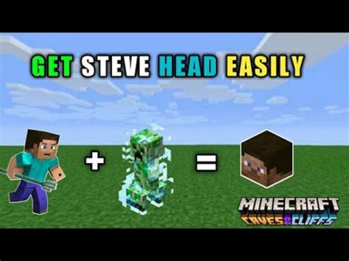How to get steve head in minecraft survival