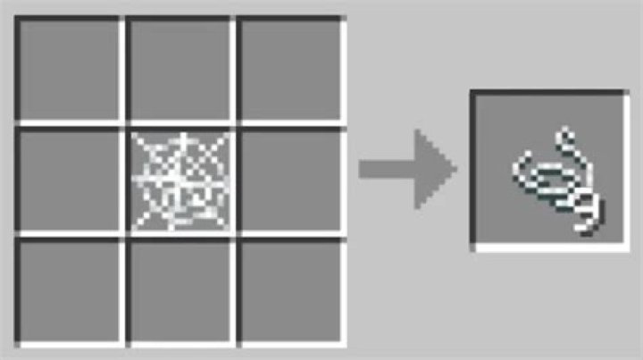 How to get string from cobwebs in minecraft