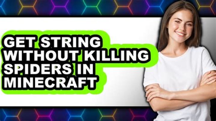 How to get string in minecraft without spiders