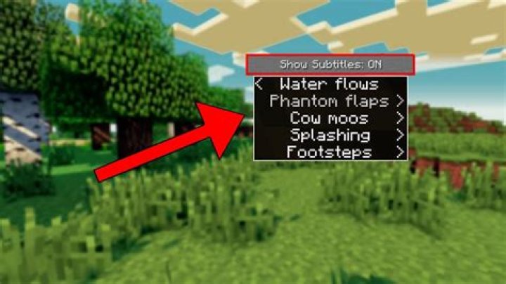 How to get subtitles on minecraft xbox one