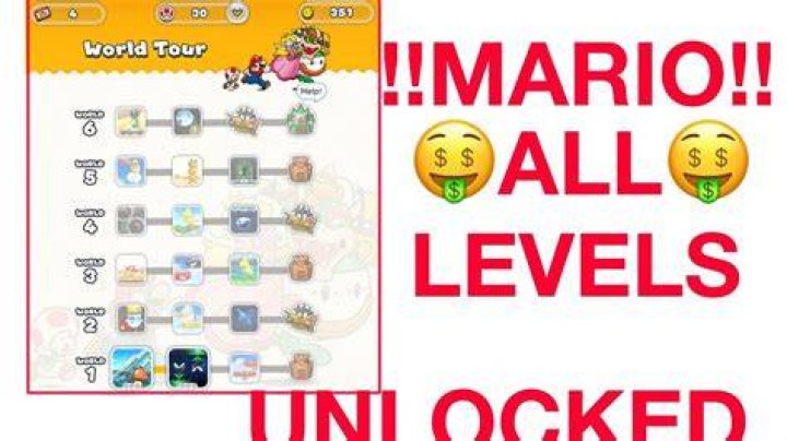 How to get super mario run levels free