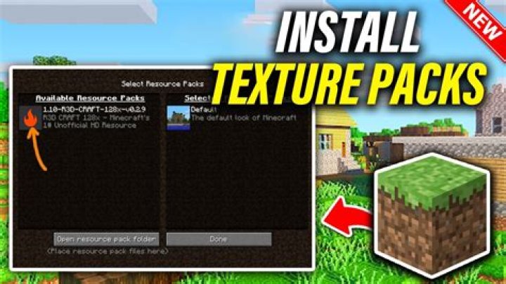 How to get texture packs for minecraft java